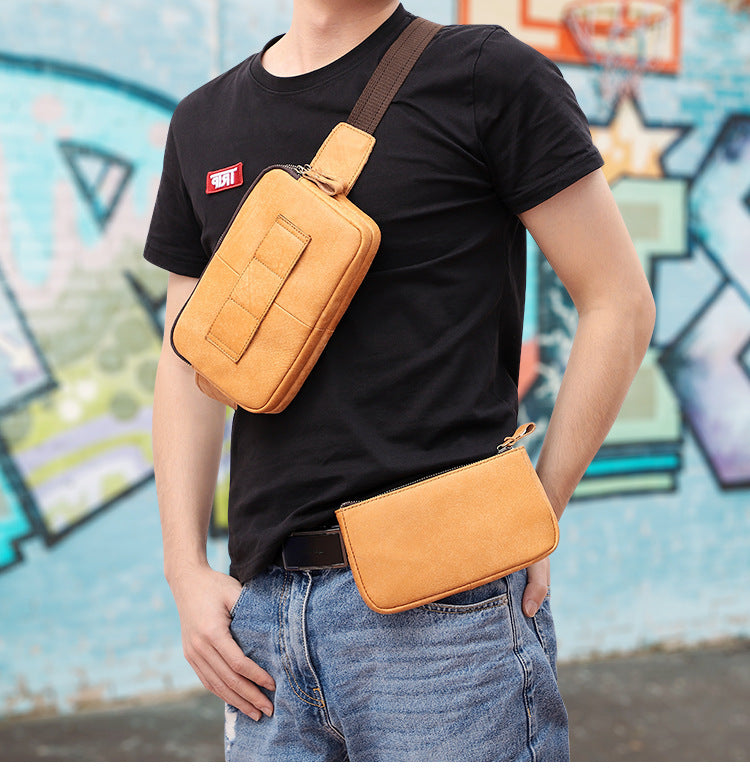 Men Waist Bag Pack Casual Functional Money Phone Belt